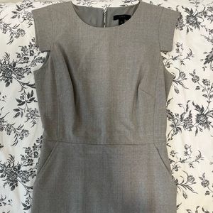 Gray office dress